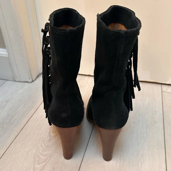 COACH Tamsin Black Suede Booties, Size 10 never worn - Picture 10 of 10